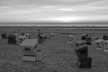 Langeoog adasında yaz zamanı