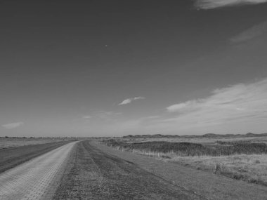 Langeoog adasında yaz zamanı