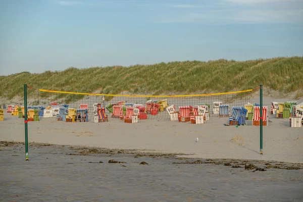 Stranden Langeoog Tyskland - Stock-foto