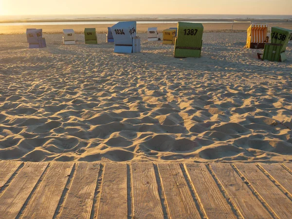 Ostrově Langeoog Německu — Stock fotografie