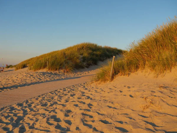 Der Strand Der Insel Langeoog — Stockfoto