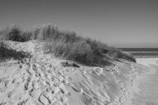 Plaża Wyspie Langeoog — Zdjęcie stockowe