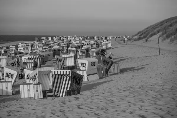 Spiaggia Dell Isola Langeoog — Foto Stock