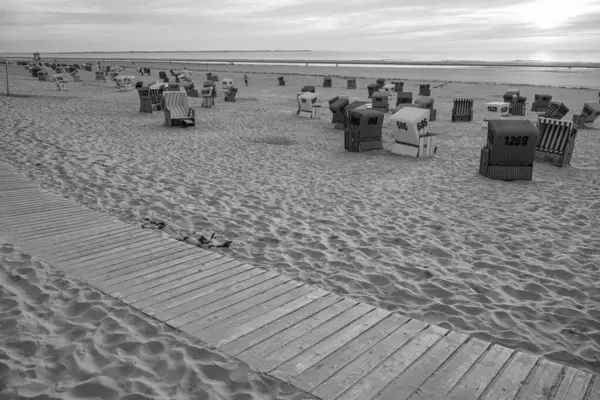 Θερινή Ώρα Στο Νησί Langeoog — Φωτογραφία Αρχείου