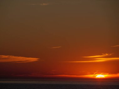 Kuzey denizindeki langeoog adası.
