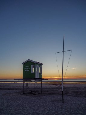 Kuzey denizindeki langeoog adası.