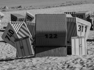 Kuzey denizindeki langeoog adası.