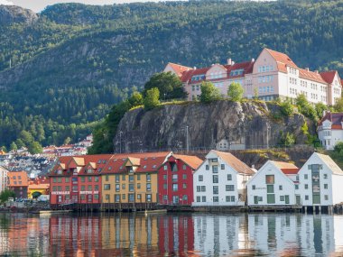 ship cruise in the norwegian fjords