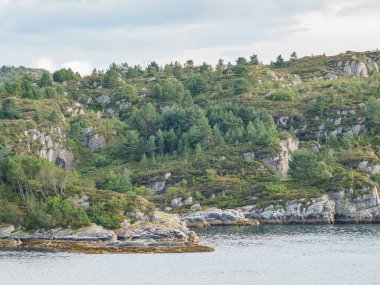 ship cruise in the norwegian fjords