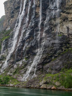 ship cruise in the norwegian fjords