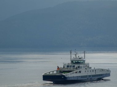 ship cruise in the norwegian fjords