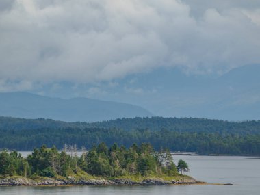 ship cruise in the norwegian fjords