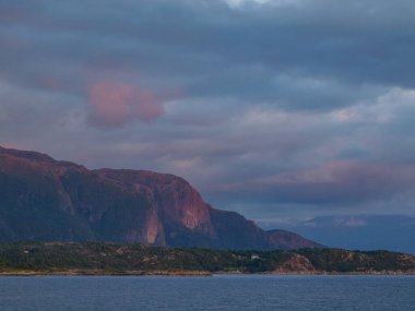 ship cruise in the norwegian fjords