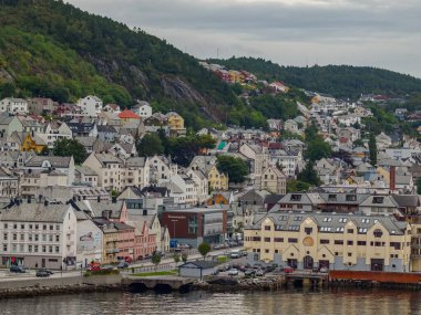 ship cruise in the norwegian fjords