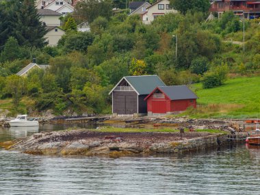 ship cruise in the norwegian fjords