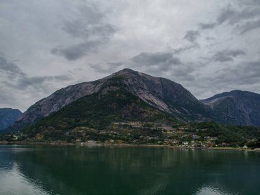 ship cruise in the norwegian fjords