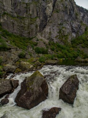 ship cruise in the norwegian fjords