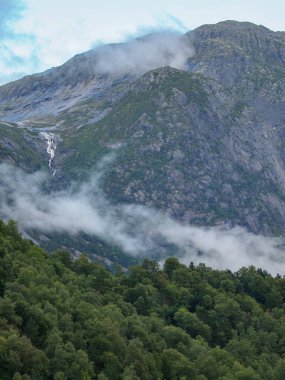 ship cruise in the norwegian fjords