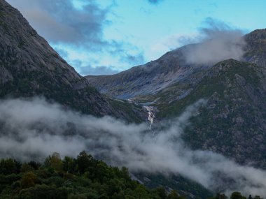 ship cruise in the norwegian fjords