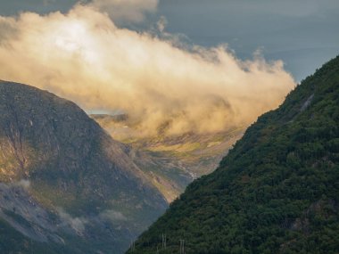 ship cruise in the norwegian fjords