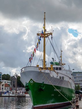 ship cruise in the norwegian fjords
