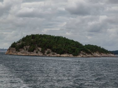 ship cruise in the norwegian fjords