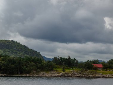 ship cruise in the norwegian fjords