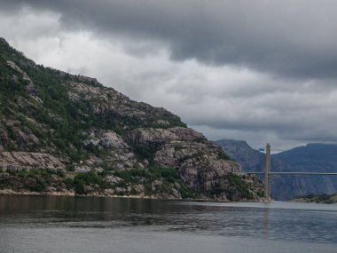 ship cruise in the norwegian fjords