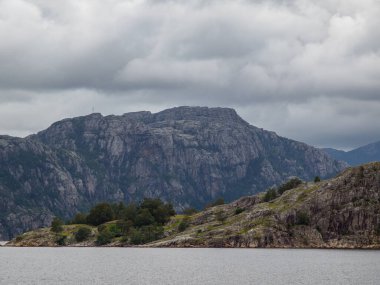 ship cruise in the norwegian fjords