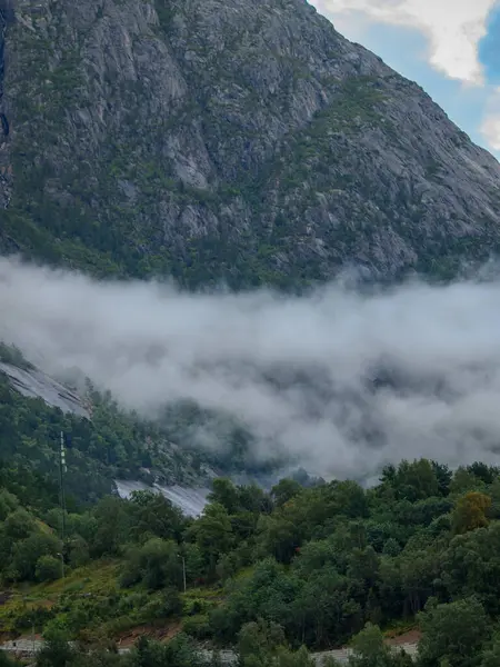 ship cruise in the norwegian fjords