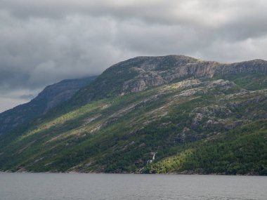 ship cruise in the norwegian fjords