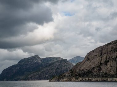 ship cruise in the norwegian fjords