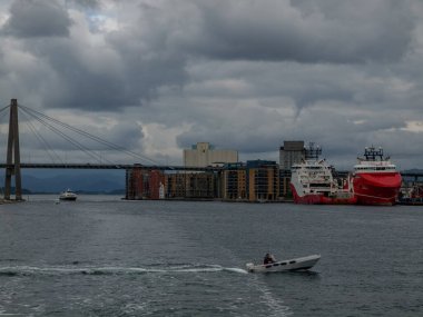 ship cruise in the norwegian fjords