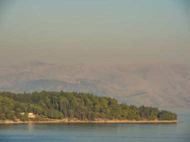 Yunan adası korfu.
