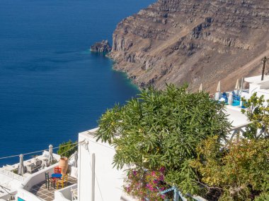 Yunanistan 'daki Santorin Adası