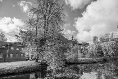 Westphalia 'daki Velen şehrinde sonbahar mevsimi