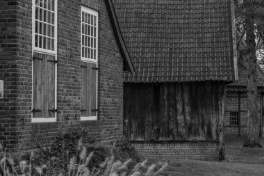 Westphalia 'daki Vreden şehrinde Noel zamanı.