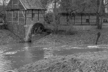 Westphalia 'daki Vreden şehrinde Noel zamanı.