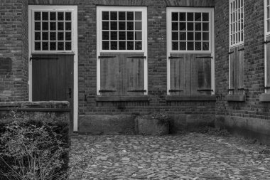 Westphalia 'daki Vreden şehrinde Noel zamanı.