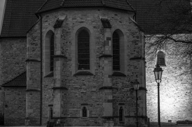 Westphalia 'daki Vreden şehrinde Noel zamanı.