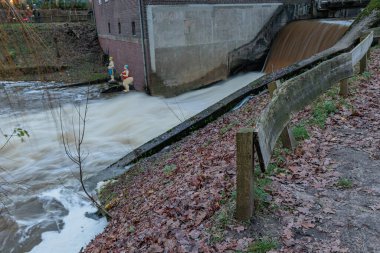 Westphalia 'daki Vreden şehrinde Noel zamanı.