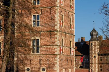 Alman Muensterland 'indeki Raesfeld Şatosu