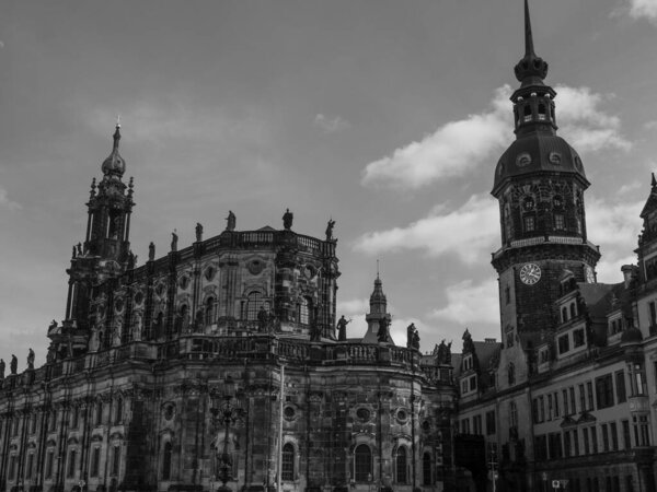 the old city of Dresden in germany