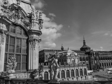 Almanya 'daki eski Dresden şehrinde.