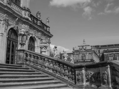 Almanya 'daki eski Dresden şehrinde.