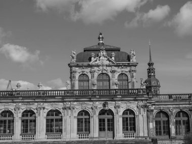 Almanya 'daki eski Dresden şehrinde.