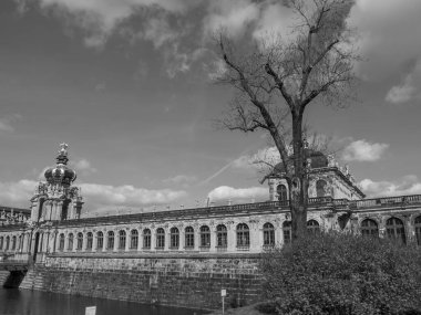 Almanya 'daki eski Dresden şehrinde.