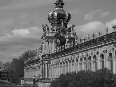 Almanya 'daki eski Dresden şehrinde.