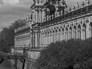 Almanya 'daki eski Dresden şehrinde.