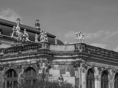 Almanya 'daki eski Dresden şehrinde.